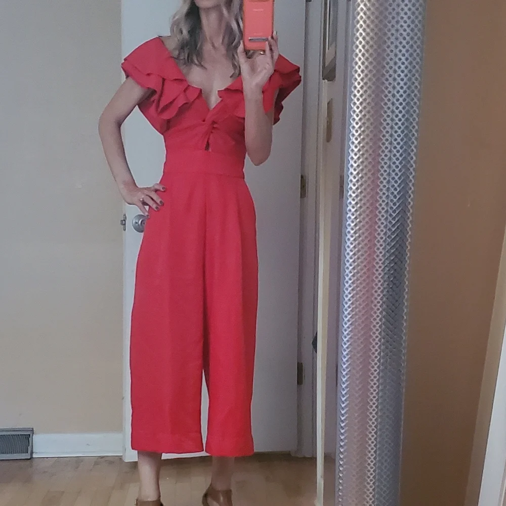 Lulus culotte jumpsuit sz xs